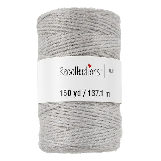 12 Pack: 150yd. Gray Jute Spool by Recollections&#x2122;